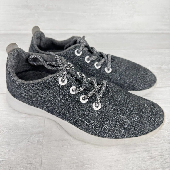 Allbirds Women WR Wool Runner Sneakers Size 10 Grey Merino Travel Shoe Comfort - Picture 1 of 12